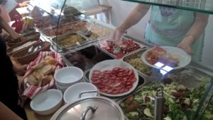 Great food at Gateway School of English residence