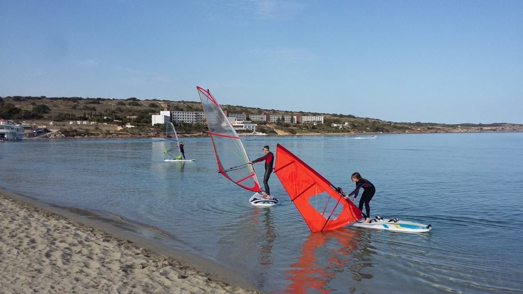 English lessons plus windsurfing school in Malta