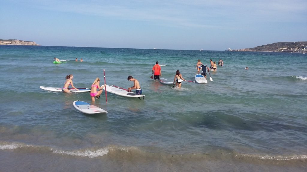 English lessons plus windsurfing school in Malta