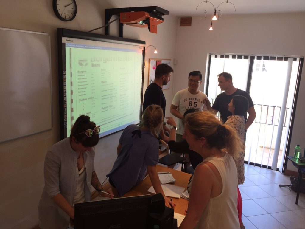 ESL Malta English language learning students