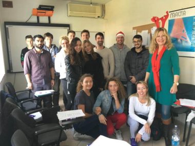 GSE Malta Adult General English class during Christmas week