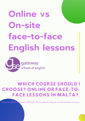 English courses online vs Face-to-Face classes Gateway School of English GSE