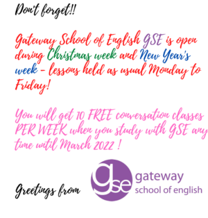 English school Malta open for December Christmas holidays Gateway School of English GSE