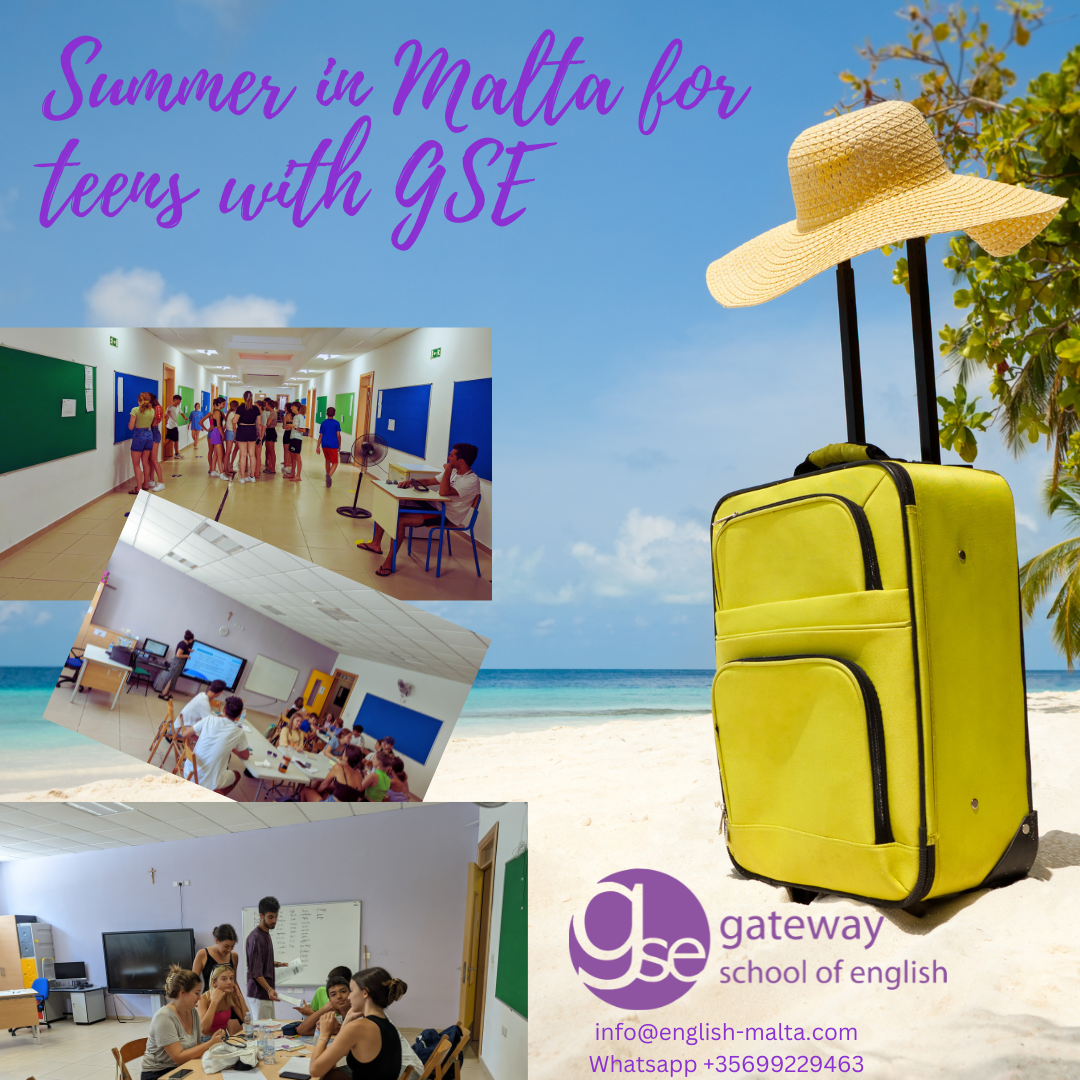 Summer English Programmes Juniors Teens Children Malta GSE Gateway Sejours linguistiques Jeunes Vacanza Studio Giovani Jugendsprachreise intercambio jovem Instagram post